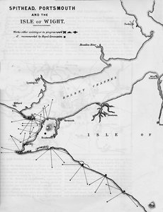 Spithead, Portsmouth en het Isle of Wight, 1884 door Unbekannt