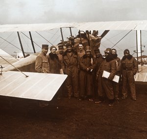 Eskader bij Sommesous, Noord-Frankrijk, c1914-c1918