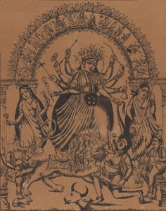 Sri Sri Durga, ca. 1875-80