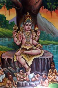 Sri Vadapathira Kaliamman hindoeïstische tempel. Shiva. Singapore door Unbekannt