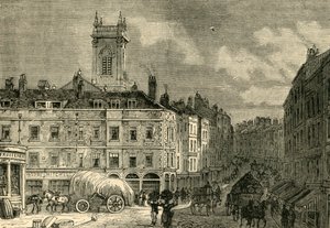 St. Andrews Kerk, vanaf Snow Hill, in 1850, ca. 1872