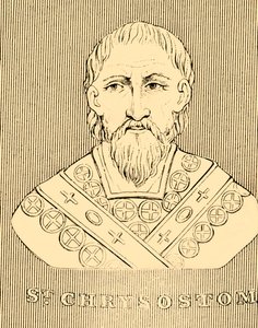 St. Chrysostomus, c349-407, 1830 door Unbekannt