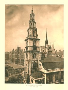 St Clement Danes, De Toren, midden-late 19e eeuw