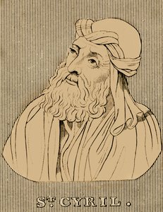 St. Cyrillus, ca. 376-444, 1830