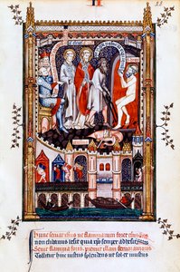 St. Denis wordt in de oven gegooid, 1317