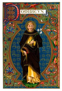 Sint Dominicus, 1886 door Unbekannt