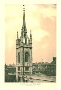 St Dunstan in het Oosten, De Toren, midden-late 19e eeuw