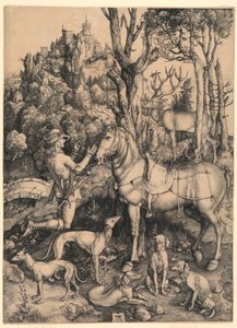 St. Eustachius door Unbekannt