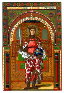 Sint Ferdinand Ferdinand III van Castilië en León door Unbekannt