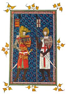 St. George en Plantagenet Graaf van Lancaster, c1295 door Unbekannt