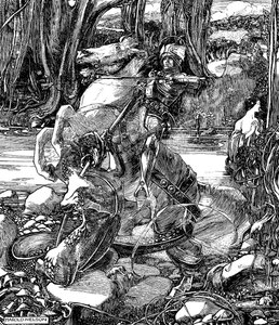 Sint Joris en de Draak, 1901 door Unbekannt