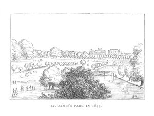 St. James Park in 1644, c1870