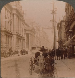 St. James Street, Montreal, Canada, 1900 door Unbekannt