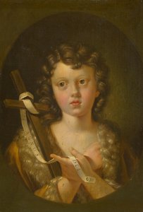 Sint Jan de Doper als kind door Unbekannt