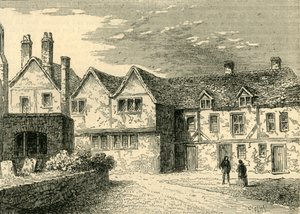 St. Katherines Hospital - De Broederhuizen in 1781, ca. 1872 door Unbekannt