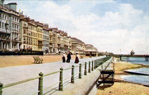 St Leonards, West Marina, vanaf de pier, c1900s-c1920s