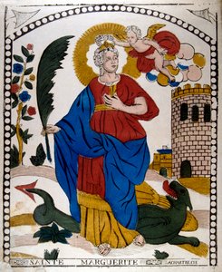 St. Margaretha of Marina van Antiochië, vroege 4e eeuw christelijke martelaar, 19e eeuw