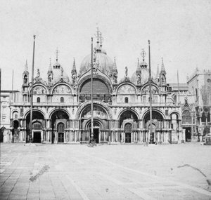 Basiliek van San Marco, Venetië, Italië, eind 19e of begin 20e eeuw door Unbekannt