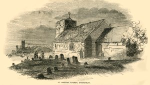 St. Martins Kerk, Canterbury, Kent, c1850 door Unbekannt