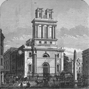 St. Mary Woolnoth, 1890 door Unbekannt