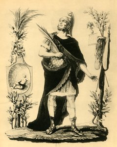 St. Napoleon Romeinse Officier, Martelaar, begin 19e eeuw, 1921 door Unbekannt