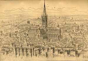 St. Pauls en de omgeving in 1540, 1897 door Unbekannt