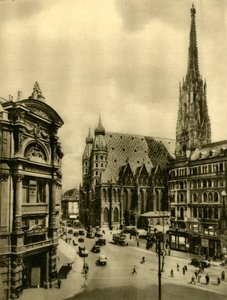 Stephansdom, Wenen, Oostenrijk, ca. 1935