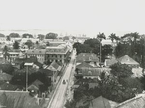 St Vincent Street, Port of Spain, Trinidad, 1895 door Unbekannt