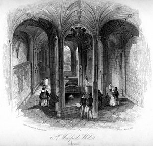Sint-Winifredes bron, Holywell, Flintshire, Wales door Unbekannt