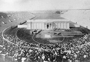 Stadion, Harvard University, Cambridge, Massachusetts, VS, begin 20e eeuw door Unbekannt