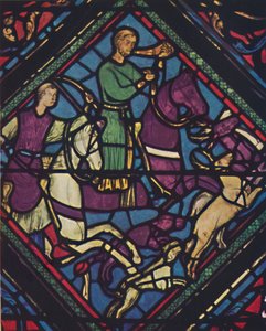 Glas-in-lood - Kathedraal van Chartres, 13e eeuw, ca. 1950 door Unbekannt