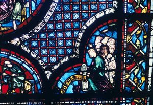 Glas-in-lood, Kathedraal van Chartres, Frankrijk, 1194-1260 door Unbekannt