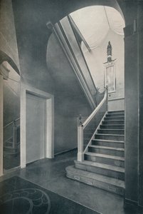 Trap en hal van Finella door architect Raymond McGrath 1903-1977, 1930 door Unbekannt