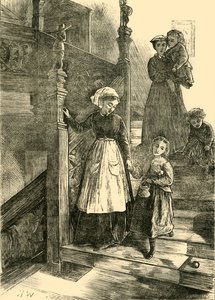 Trap van Cromwell House, 1876, ca. 1876 door Unbekannt
