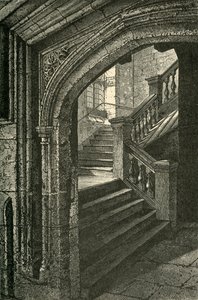 Trap naar de Kapel en de Bovenste School, 1911