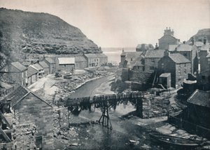 Staithes - Uitzicht op de zee, 1895