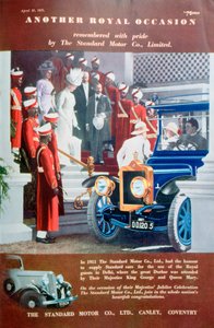 Standard Car advertentie, 1935 door Unbekannt