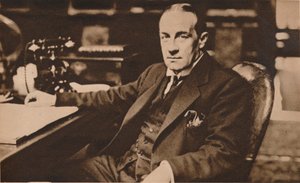 Stanley Baldwin, nieuw gekozen premier van het Verenigd Koninkrijk, mei 1923 1935 door Unbekannt