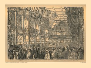 Staatsbal in de Guildhall, 1851, 1886 door Unbekannt