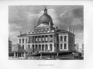 State House, Boston, Massachusetts, 1855 door Unbekannt