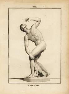 Standbeeld van Endymion, Griekse herder