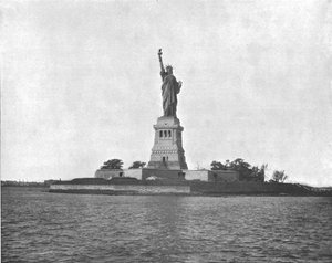 Vrijheidsbeeld, New York, VS, ca. 1900