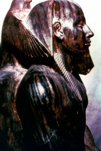 Standbeeld van farao, Egypte, 4e dynastie