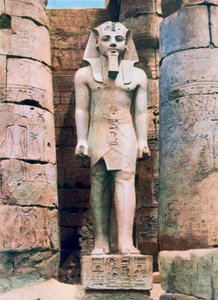 Standbeeld van Ramses II, Luxor, Egypte, 20e eeuw door Unbekannt