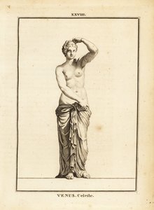 Beeld van Venus Celeste, Romeinse godin van liefde, schoonheid, seks en vruchtbaarheid