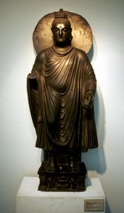 Standbeeld van de Boeddha, uit Garvara, India