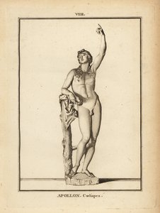 Beeld van de Romeinse god Apollo Coelispex, kijkend naar de hemel door Unbekannt