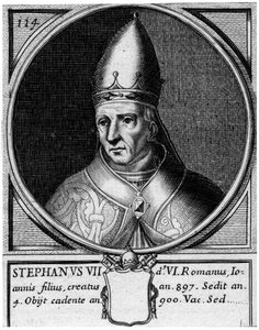 Stefanus VII, paus van de Katholieke Kerk door Unbekannt