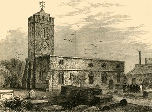 Stoke Newington Kerk, 1750, c. 1876