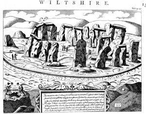 Stonehenge, Wiltshire, 18e eeuw door Unbekannt